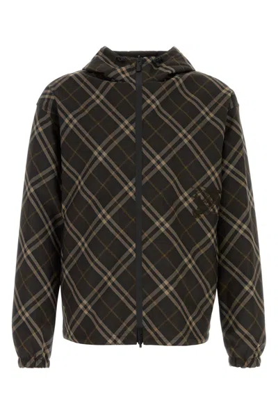 Burberry Embroidered Polyester Reversible Jacket In Multi