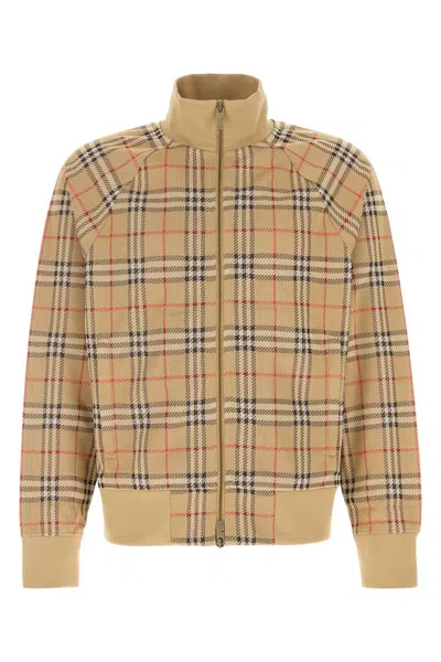 BURBERRY EMBROIDERED POLYESTER SWEATSHIRT