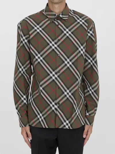 Burberry Embroidered Poplin Shirt
