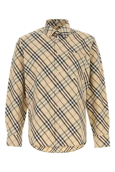 Burberry Vintage Check Long-sleeved Shirt In Multicolor