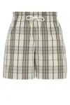 Burberry Women Embroidered Poplin Shorts