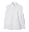 Burberry Cotton Ekd-embroidered Slim Shirt In White