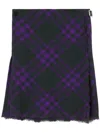 Burberry Embroidered Silk Skirt