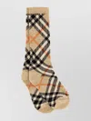 Burberry Embroidered Stretch Cotton Blend Socks