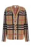 Burberry Check Technical Cotton Cardigan
