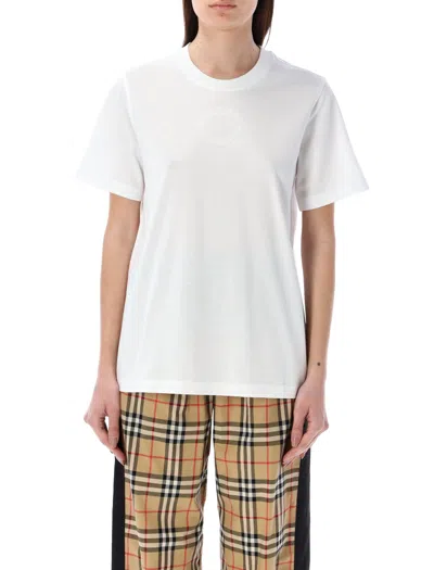 BURBERRY EMBROIDERED T-SHIRT