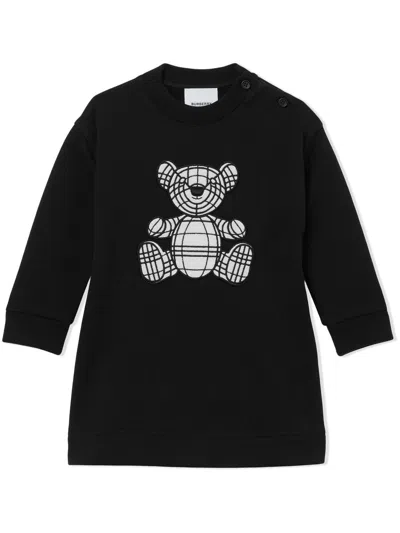 Burberry Baby Girl's & Little Girl's Thomas Bear Dress In Black