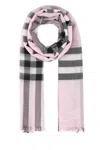Burberry House Check Wool-silk Blend Scarf