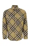 Burberry Check Wool Blend Overshirt