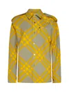 Burberry Shirt With Check Pattern In Multi