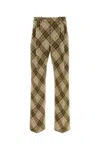 Burberry Embroidered Wool Pants For Men