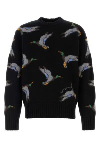 Burberry Embroidered Wool Sweater