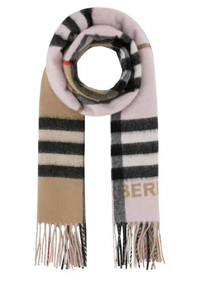 Burberry Embroidery Cashmere Scarf In A7026