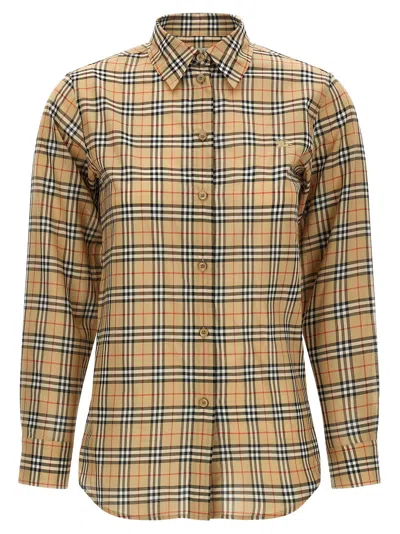 Burberry Emma Shirt In Brown