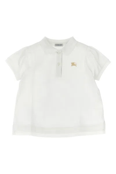 Burberry 'emmy' Polo Shirt In White