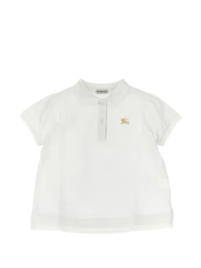 Burberry Babies' Emmy Polo Shirt In White