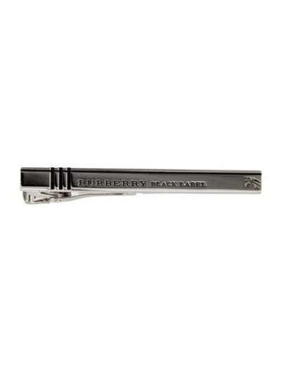 Pre-owned Burberry Enamel 'black Label' Tie Clip