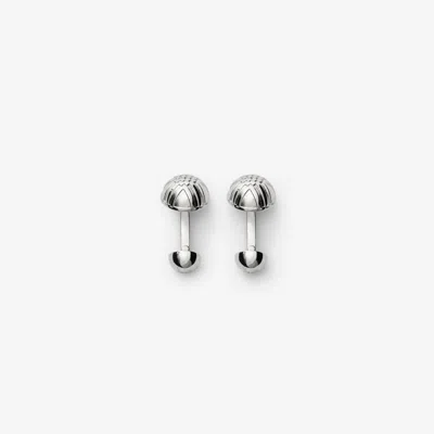 Burberry Engraved Check Cufflinks​