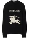 Burberry Ekd Wool Cashmere Sweater In Black