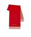 BURBERRY EQUESTRIAN KNIGHT CASHMERE SCARF