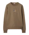 Burberry Sweatshirt Mit Equestrian Knight-check In Brown