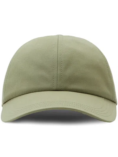 Burberry Equestrian Knight Cotton Cap In Neutrals