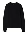 Burberry Logo-embroidered Pullover Sweatshirt In Black