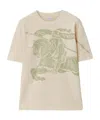 Burberry Ekd Cotton T-shirt In Nude