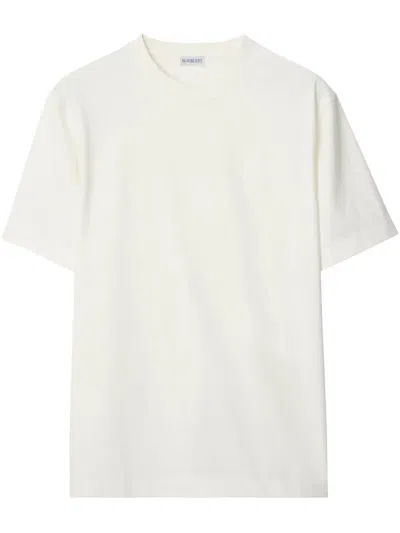 BURBERRY EQUESTRIAN KNIGHT COTTON T-SHIRT
