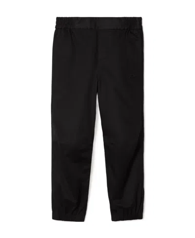 Burberry Boys Black Cotton Ekd Trousers