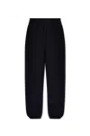 BURBERRY BURBERRY EQUESTRIAN KNIGHT CROPPED-LEG TRACK PANTS