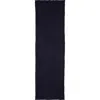 Burberry Equestrian Knight Design Cashmere Fringe Scarf In Midnight