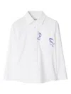 Burberry Equestrian Knight Design-detailed Shirt In White