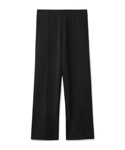 Burberry Equestrian Knight Elasticated-waist Track Pants In Black