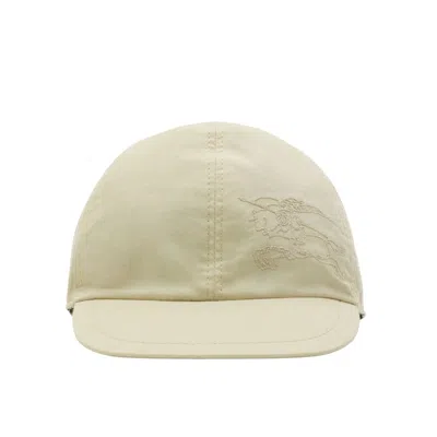 Burberry Equestrian Knight Emblem Reversible Cotton Cap In Neutral