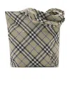 Burberry Equestrian Knight-embroidered Tote Bag In Nude