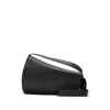 Burberry Equestrian Knight Horn Shoulder Bag In Grey
