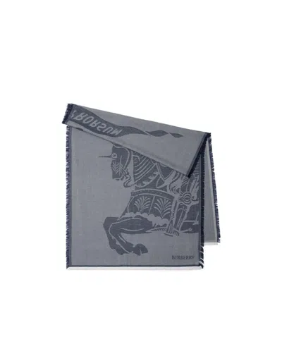 Burberry Equestrian Knight Knitted Scarf In Multi