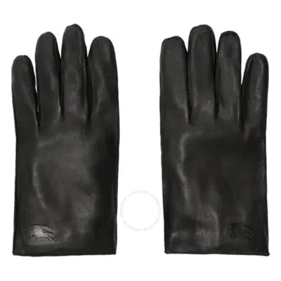 Burberry Equestrian Knight Logo Leather Gloves
