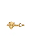 Burberry Ekd Shield Pearl Ring In Gold/pearl