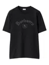 Burberry Equestrian Knight-logo T-shirt In Black