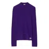 Burberry Equestrian Knight Logo Wool Blend Sweater