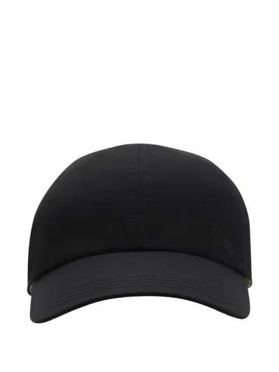 Burberry Equestrian Knight-motif Baseball Cap In Black