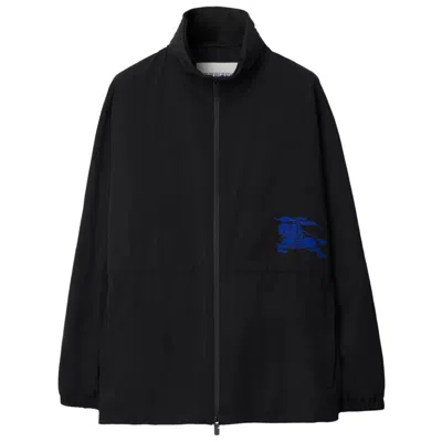 Burberry Equestrian Knight Motif Jacket In Black