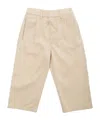 Burberry Equestrian Knight-motif Trousers In Nude