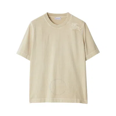BURBERRY BURBERRY EQUESTRIAN KNIGHT-PATCH COTTON T-SHIRT