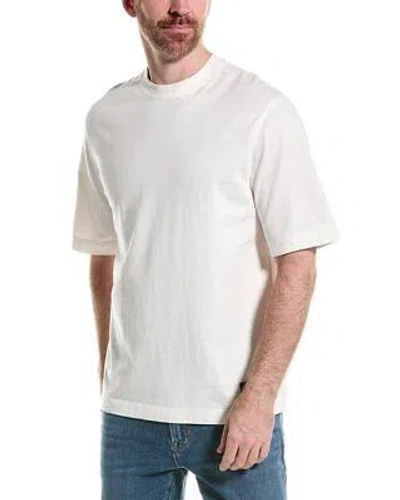 Pre-owned Burberry Equestrian Knight Patch T-shirt Men's In White