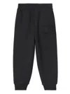 Burberry Kid Boy Jersy Trsrs In Black