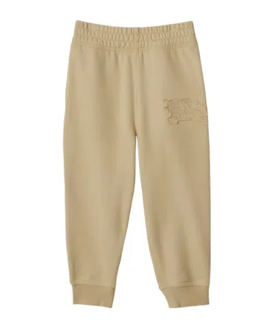 Burberry Equestrian Knight-patch Track Pants In Nude