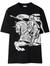 Burberry Short Sleeve T-shirt In Black